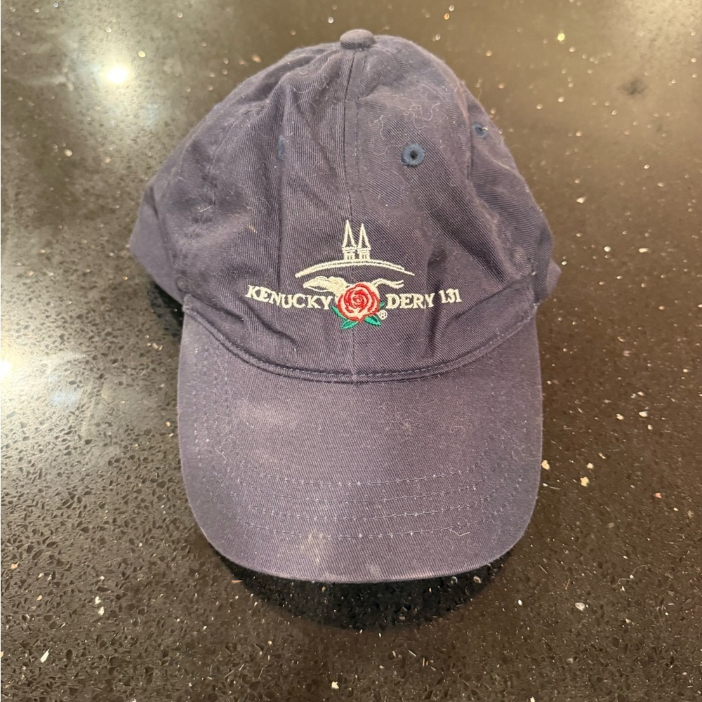 Navy Blue Kentucky Derby Cap